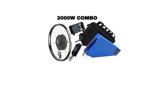 NZ E-Kits 2000W Motor & Battery Combo
